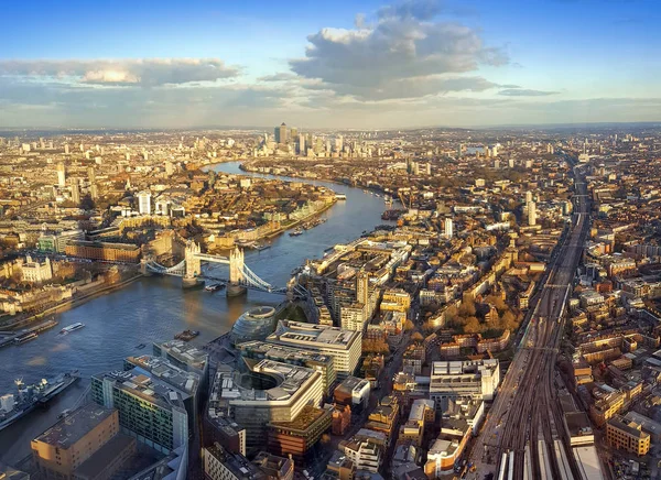 ロンドン市 空中ビュー イギリス — ストック写真