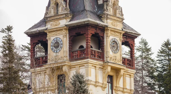 Detaljer Peles Slott Sinaia Rumänien — Stockfoto