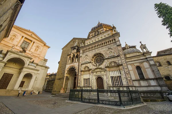 チッタ アルタ イタリア ベルガモの大聖堂サンタ マリア マッジョーレ教会します — ストック写真