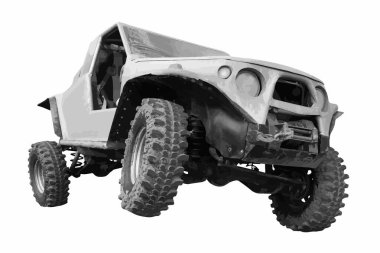 off road car 'ın vektör illüstrasyonu