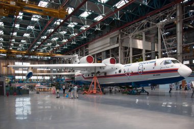 Deniz uçağı olmak-200chc, inşaat, Taganrog, Rusya, 18 Mayıs 2013