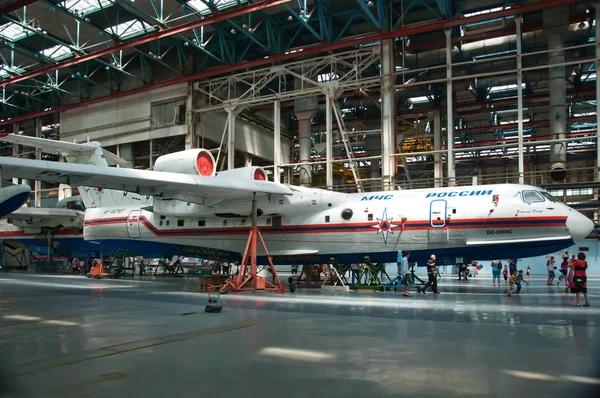 Seaplane Be-200ChC, construction, Taganrog, Russia, May 18, 2013 — Stock Photo, Image