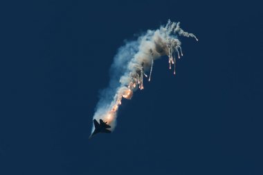 Su-27, Yeisk, Rusya Federasyonu, 25 Temmuz 2015 Yüce pilotaj