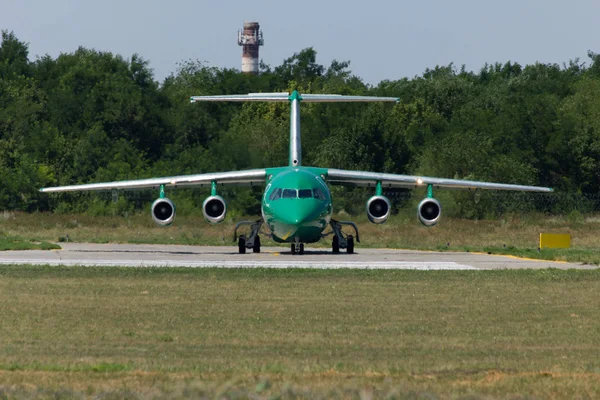 Aircraft BA-146, Rostov-on-Don, Russia, August 4, 2011 — Stock Photo, Image