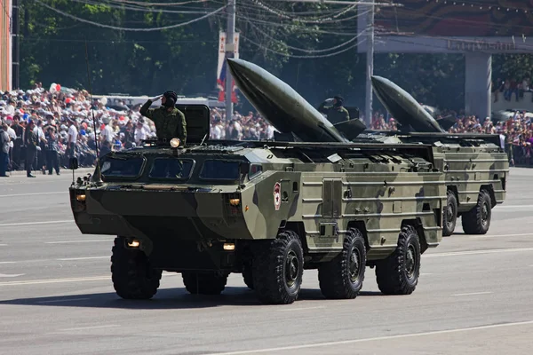 Foguete tático "Tochka-U", Rostov-on-Don, Rússia, 9 de maio de 2012 — Fotografia de Stock