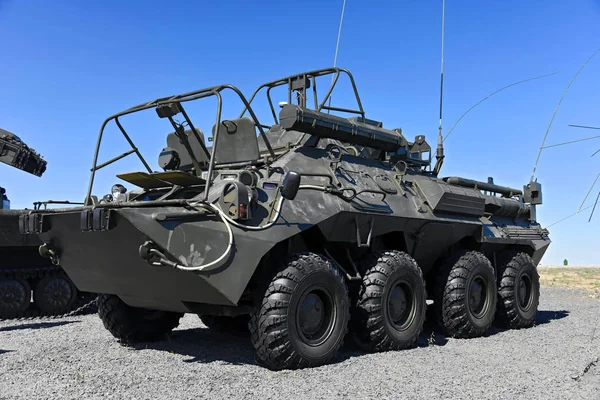 BTR-80, Kadamovskiy polygon, Russia, 11 settembre 2016 — Foto Stock