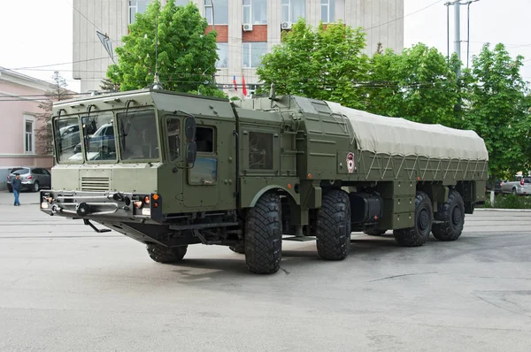 Laddning maskin, Rostov-on-Don, Ryssland, 9 maj 2014 — Stockfoto