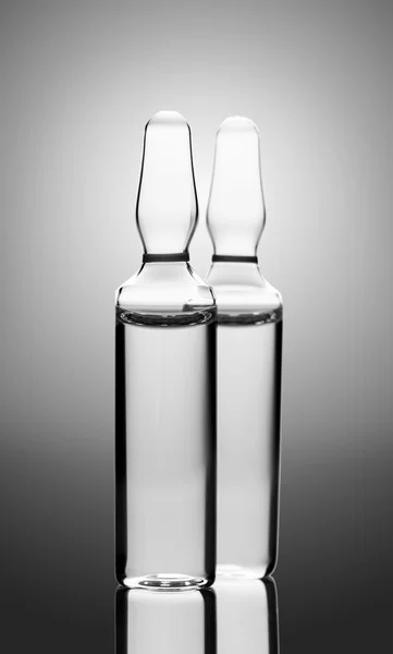 Medicament in a glass vial — Stock Photo, Image