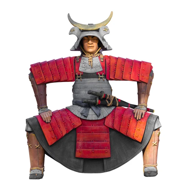 The samurai statue — Stock Photo, Image