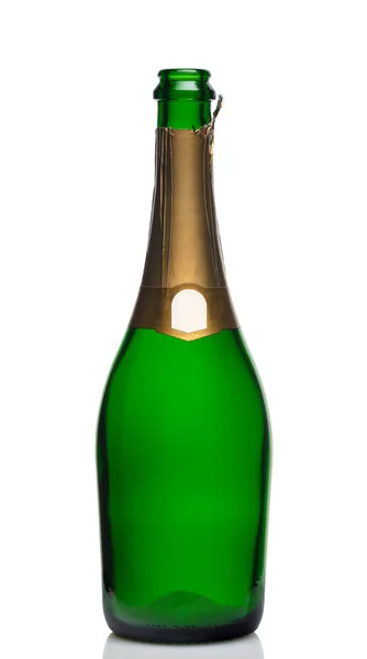 Botella abierta de champán —  Fotos de Stock