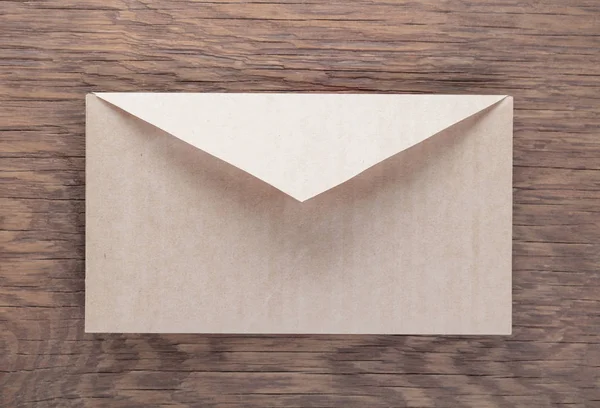 O envelope de papel closeup — Fotografia de Stock