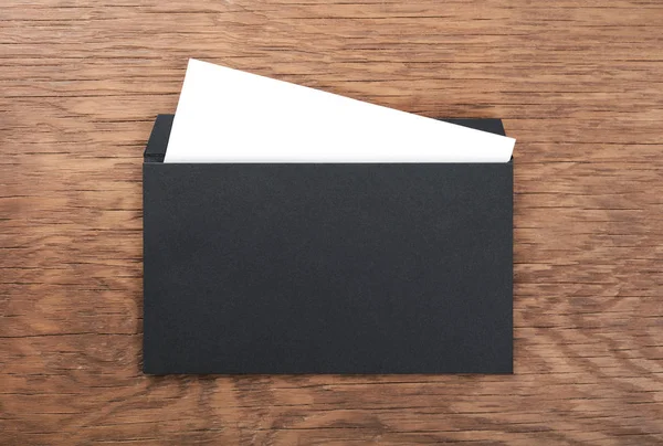 O envelope de papel closeu — Fotografia de Stock