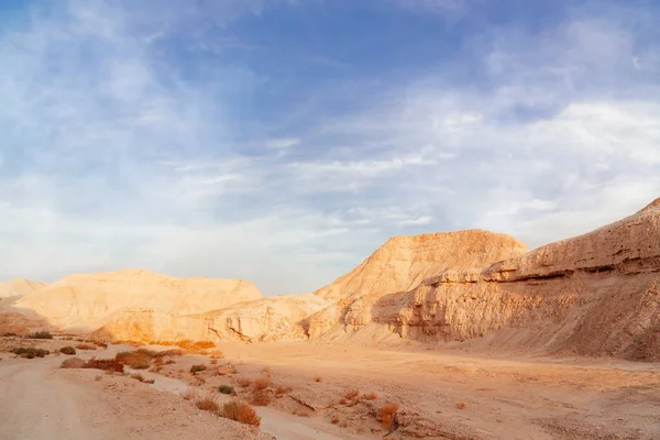 Het landschap van de Negev-woestijn — Stockfoto