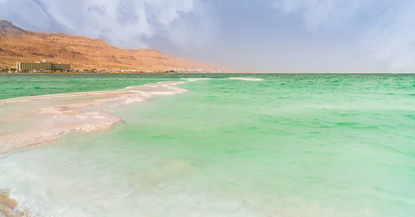 Linha costeira do Mar Morto — Fotografia de Stock