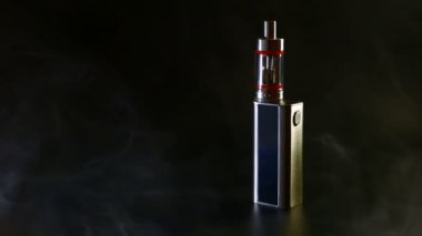 Elektronik sigara yakın çekim duman