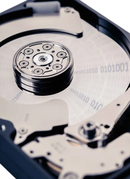 Hard disk memory close-up — Stock Photo, Image