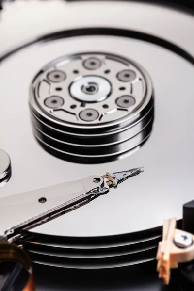 Hard disk memory close-up — Stock Photo, Image