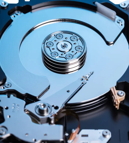 Hard disk memory close-up — Stock Photo, Image