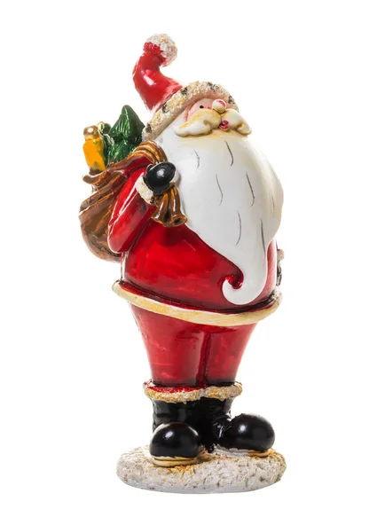 Рождественская статуэтка Санта-Клауса — стоковое фото