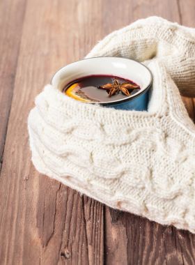 Sıcak sıcak şarap.