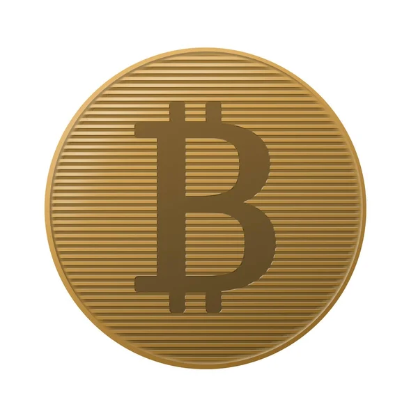 Криптовалюта bitcoin — стоковое фото