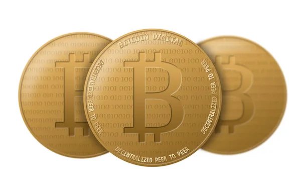 Bitcoin crypto valuta — Stockfoto