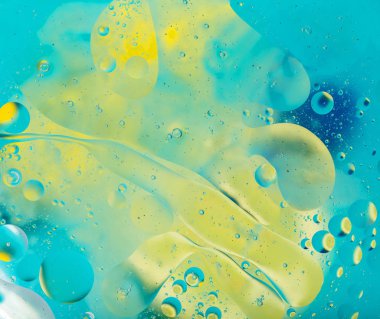 renkli noktalar daire su