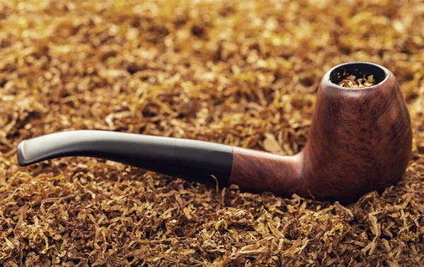 Курительная труба крупным планом — стоковое фото