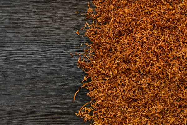 Pile of dry tobacco close-up — Stock Photo, Image