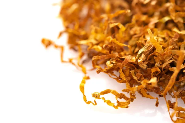 Pile of dry tobacco close-up — Stock Photo, Image