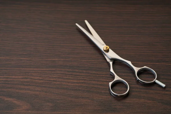 Nowe nożyczki fryzjerskie zbliżenie — Zdjęcie stockowe