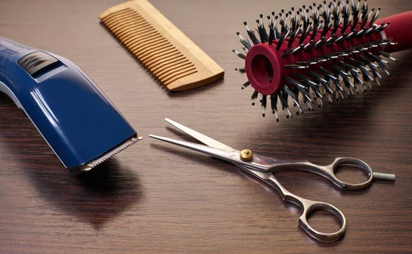Narzędzia fryzjerskie do strzyżenia — Zdjęcie stockowe