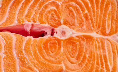 somon balığı dokusu yakın plan