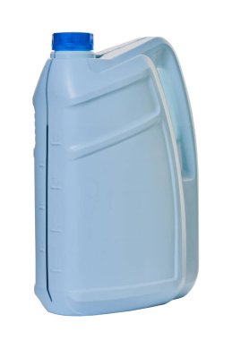 Beyaz izole bir arkaplan üzerinde kırpma yolu olan mavi kutu                               