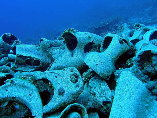 Кораблекрушение Иоланды под водой . — стоковое фото