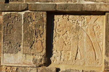 Warriors - bas-reliefs Tapınağı / Chichen Itza, Meksika 