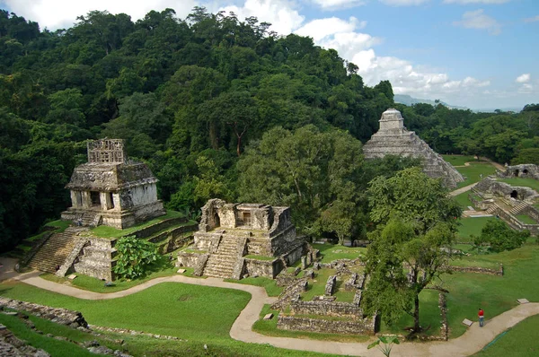 Nap temploma / Palenque, Mexikó — Stock Fotó