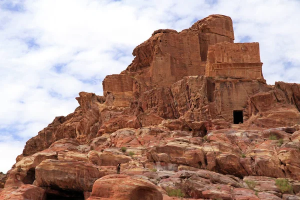 Burro en Petra — Foto de Stock