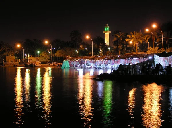 Aqaba di malam hari — Stok Foto