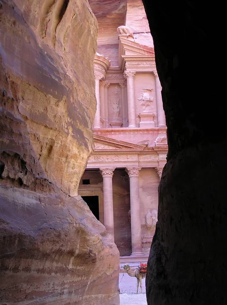 El Tesoro en el Complejo Petra — Foto de Stock