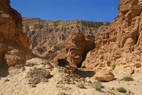Színes kanyon Egyiptomban — Stock Fotó