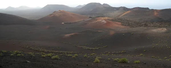 Nationaalpark Timanfaya, lanzarote, Canarische eilanden, Spanje — Stockfoto