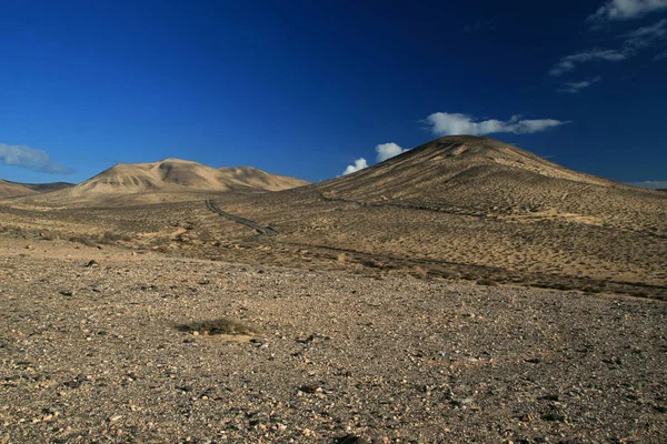 Fuerteventura táj, Montana Tegu, Fuerteventura, Kanári-szigetek, Spanyolország — Stock Fotó