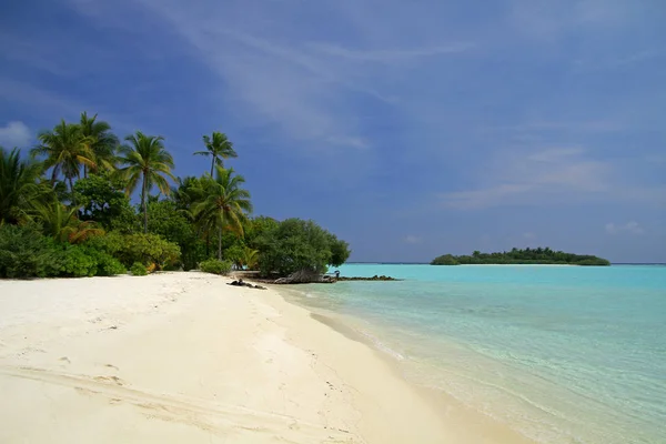Malediwskim beach, Ari Atol — Zdjęcie stockowe