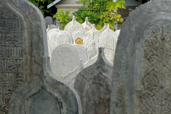 Cementerio musulmán en Hombre — Foto de Stock