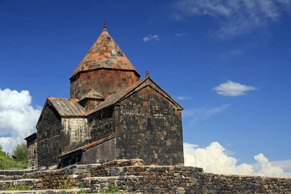Sevanavank Complejo Monástico Situado Península Del Lago Sevan Armenia — Foto de Stock