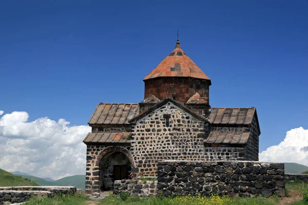 Sevanavank Kompleks Klasztorny Położony Półwyspie Jezioro Sewan Armenia — Zdjęcie stockowe