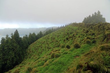 Agua de Pau Massif, Sao Miguel Adası, Azores, Portekiz 