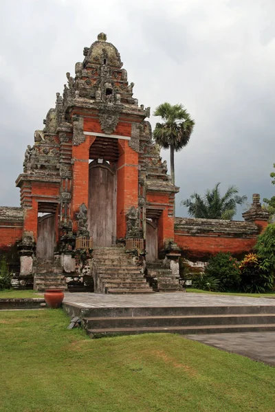 Entrada Santuario Interior Templo Taman Ayun Pura Taman Ayun Mengwi — Foto de Stock