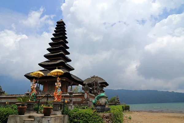 Pura Ulun Danu Bratan Templo Agua Shaivite Lago Bratan Bali — Foto de Stock